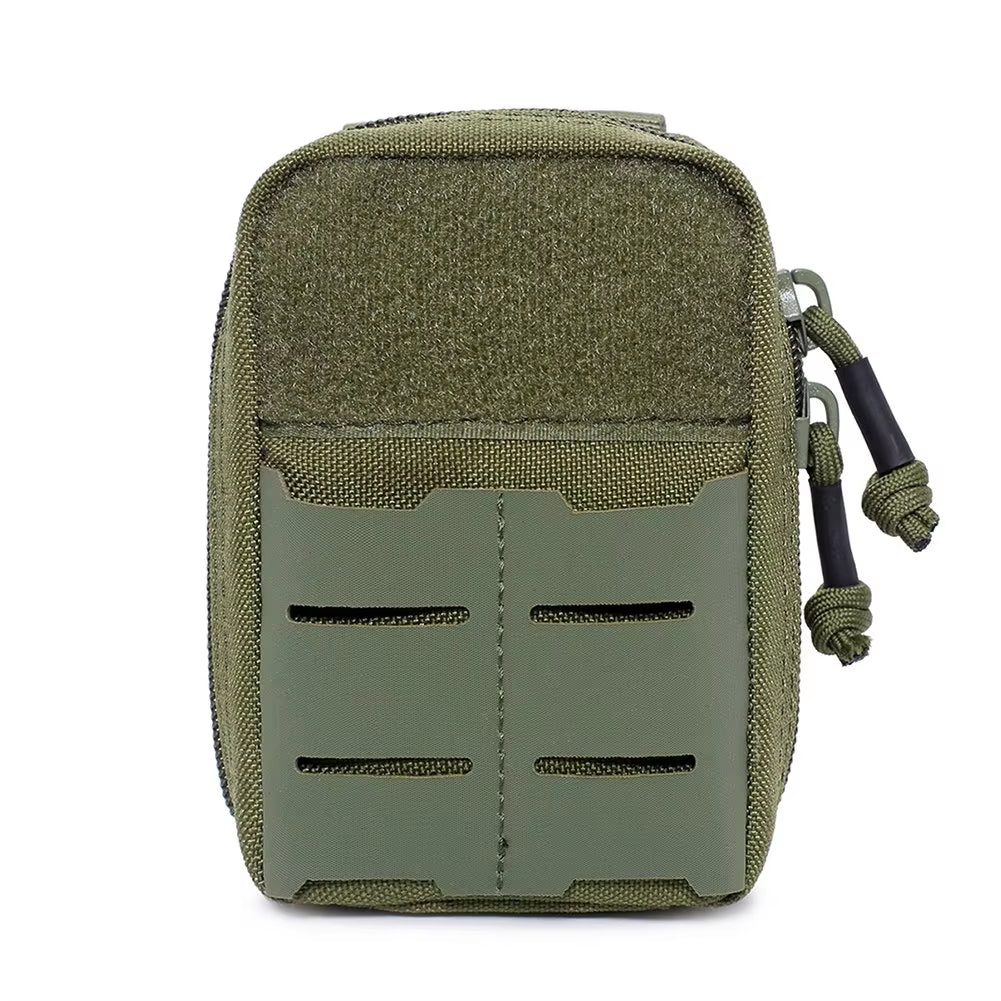 600D Tactical Molle Pouch - Outdoor Hunting, Hiking, and First Aid Waist Bag for Men - Ideal for Camping, Traveling, and Carrying Flashlights