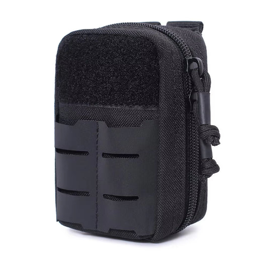 600D Tactical Molle Pouch - Outdoor Hunting, Hiking, and First Aid Waist Bag for Men - Ideal for Camping, Traveling, and Carrying Flashlights