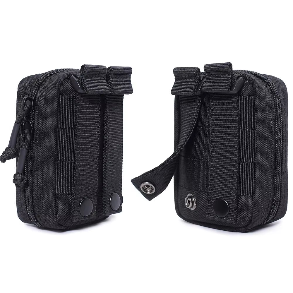 600D Tactical Molle Pouch - Outdoor Hunting, Hiking, and First Aid Waist Bag for Men - Ideal for Camping, Traveling, and Carrying Flashlights