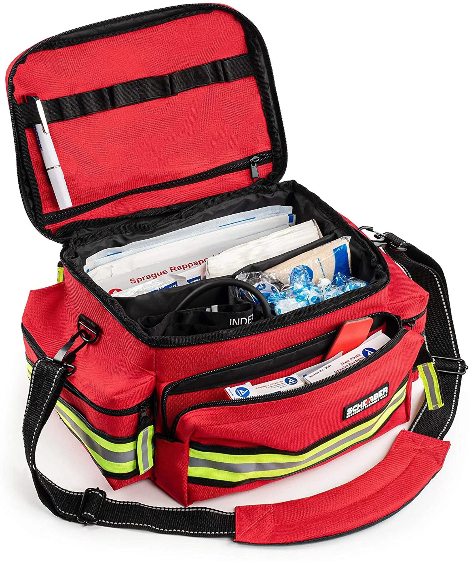 Basic First Response Trauma Reusable First Aid Kit with 200+ Supplies