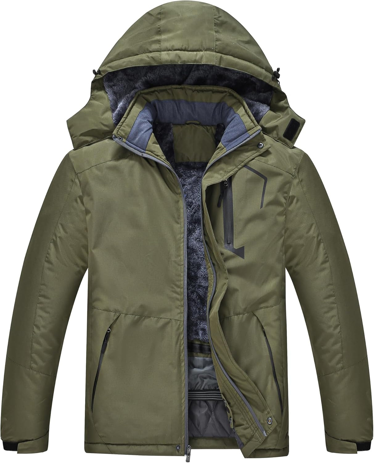 Yukaichen Men's Winter Windproof Ski and Snowboard Jacket