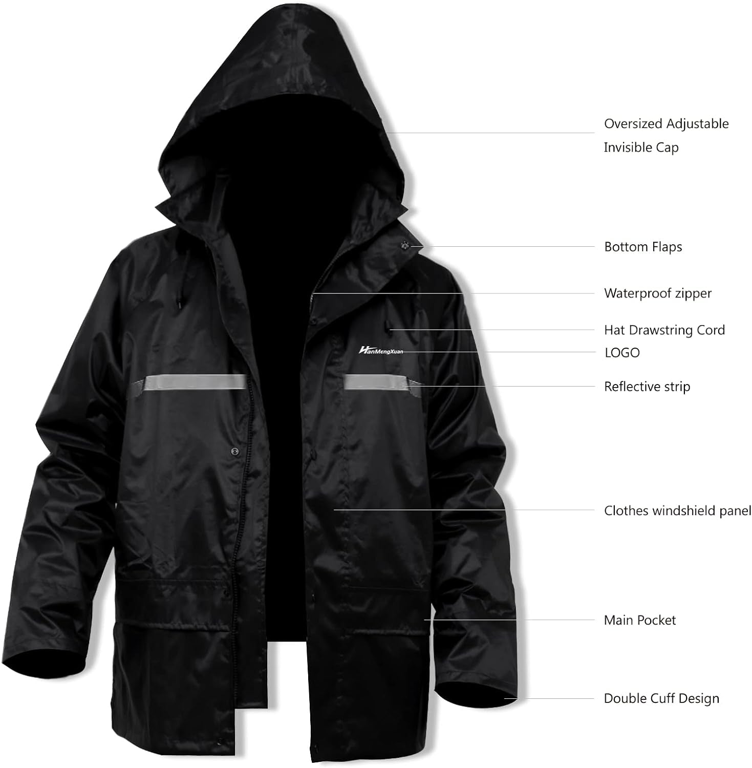 Waterproof Rain Suit for Men and Women - Lightweight Rainwear Jacket and Pants Set