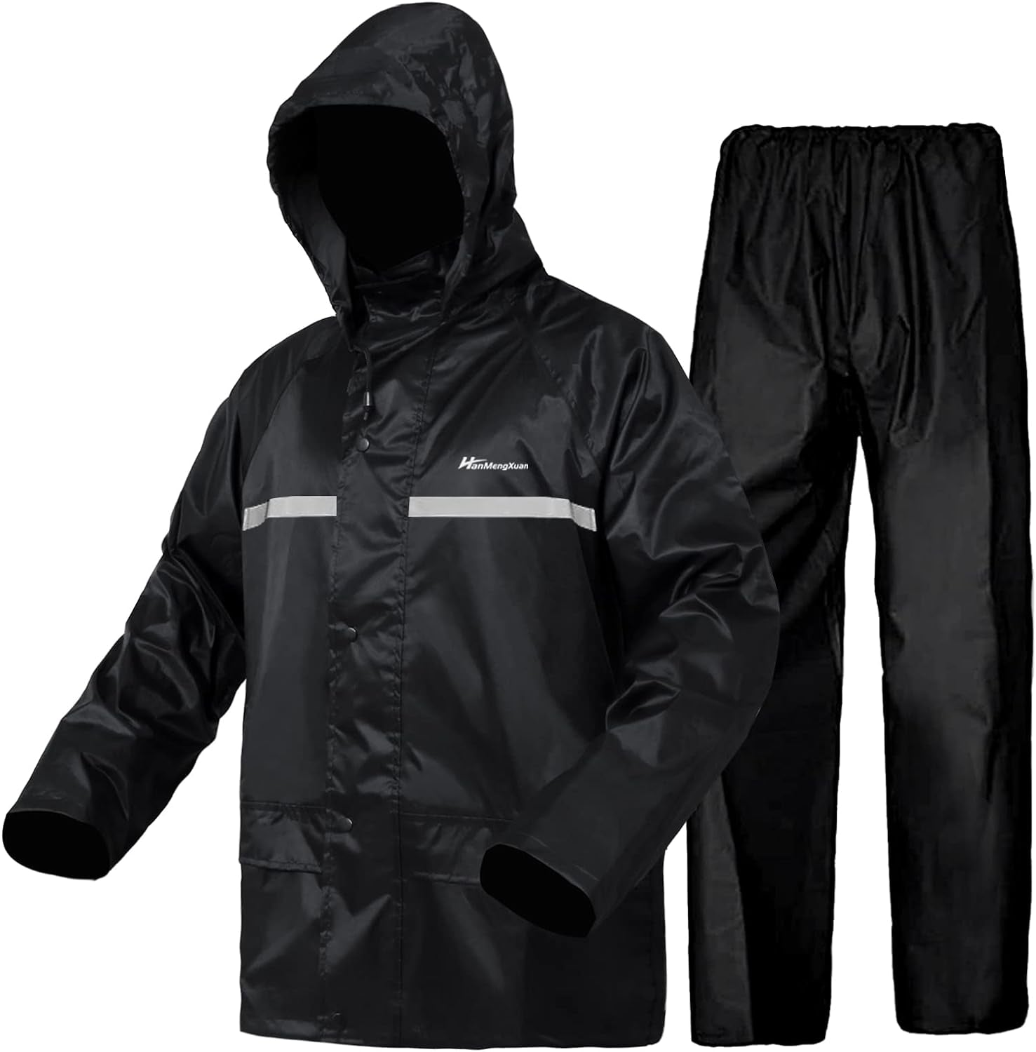 Waterproof Rain Suit for Men and Women - Lightweight Rainwear Jacket and Pants Set