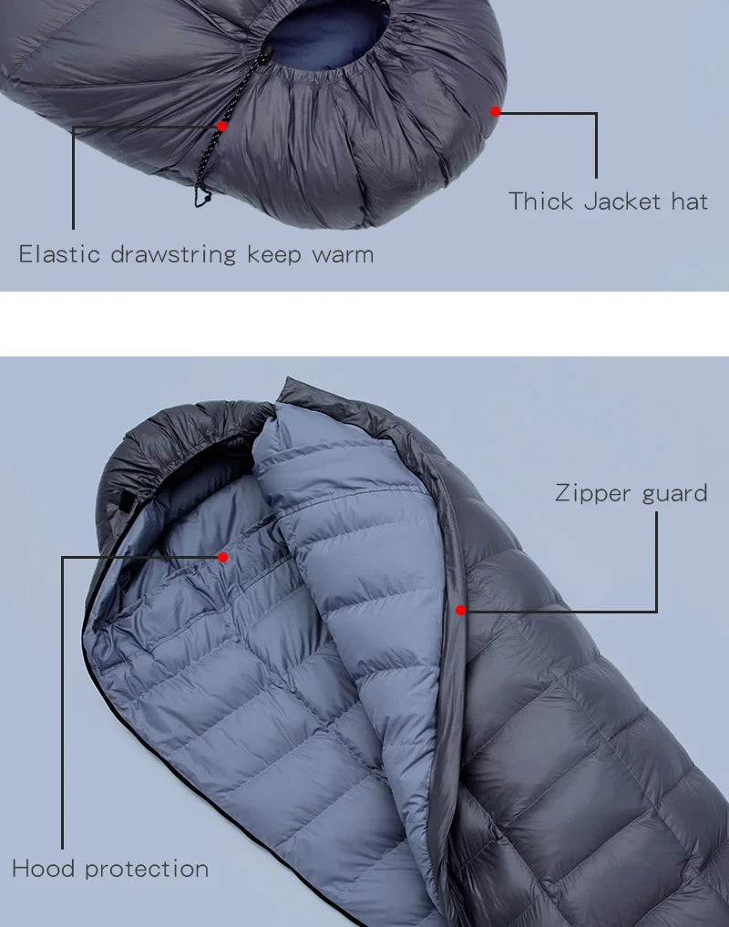 Kamperbox Goose Down Sleeping Bag Winter Sleeping Bag Down Winter Winter Sleeping Bag Goose