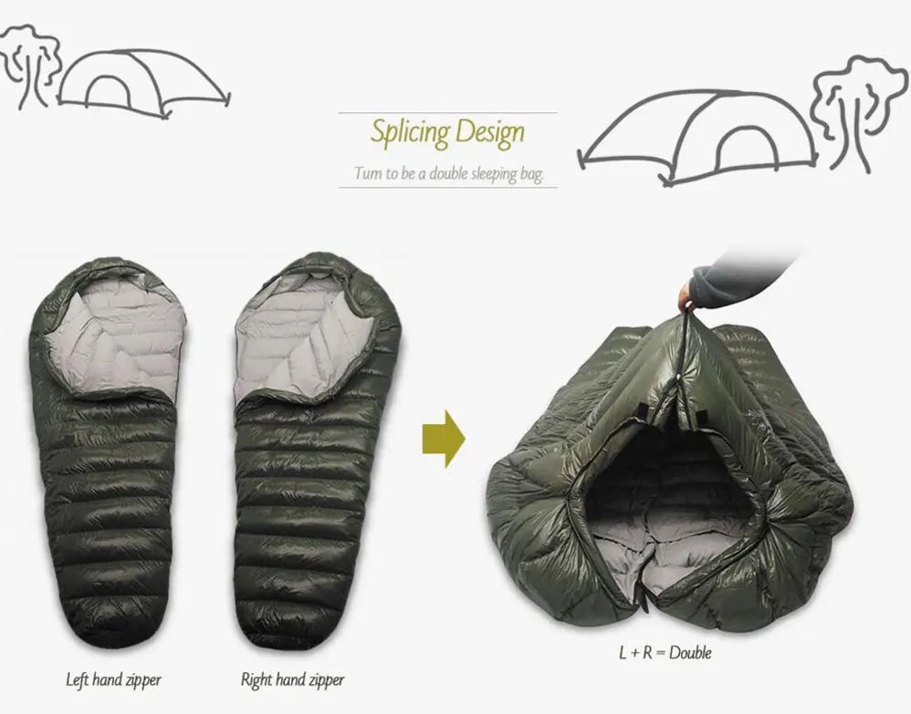 Kamperbox Cold Temperature Winter Sleeping Double Bag