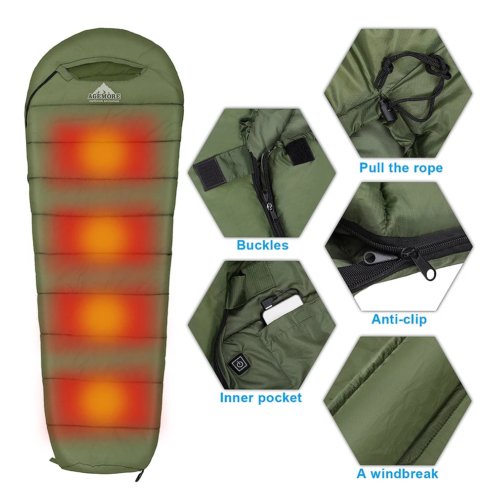 Agemore Outdoor Camping with Heating Pad