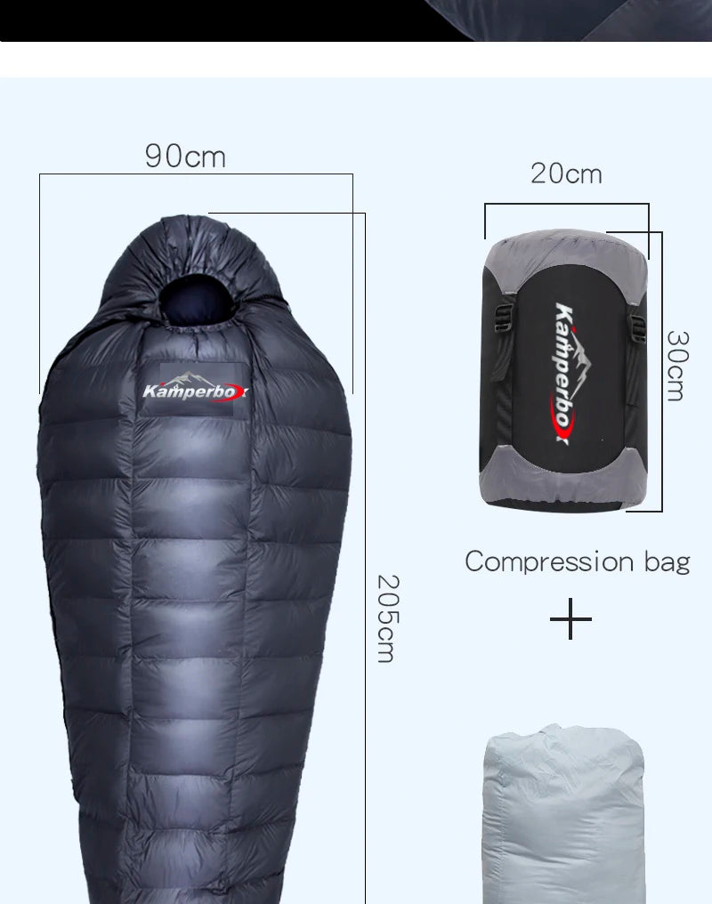Kamperbox Goose Down Sleeping Bag Winter Sleeping Bag Down Winter Winter Sleeping Bag Goose