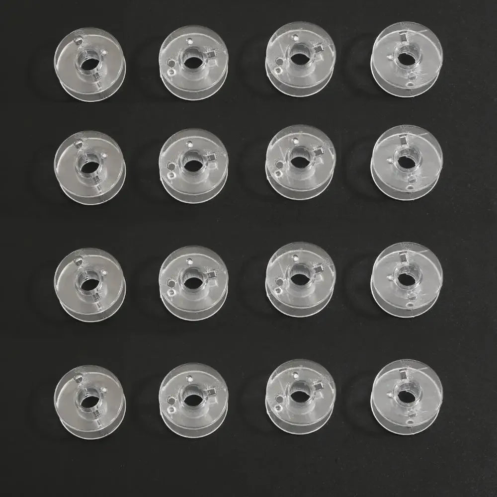 Transparent Sewing Machine Spools - 10-50 ct