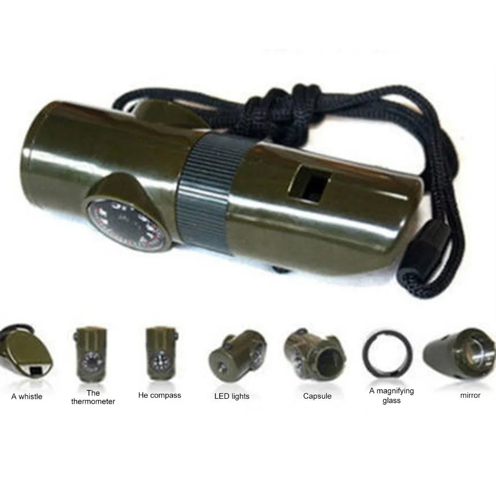 StoneGo 7 in 1 Jungle Survival Whistle