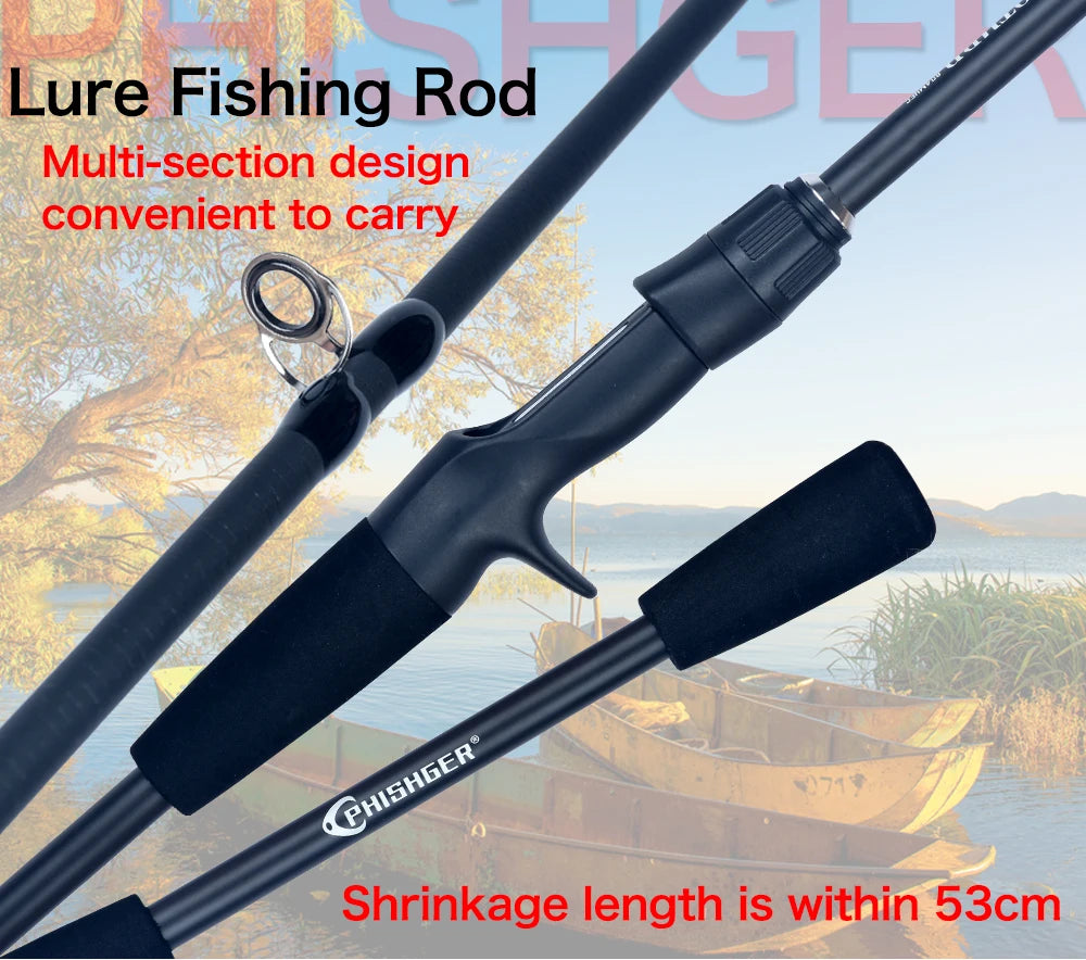 PHISHGER Spinning Fishing Rods for Baitcasting