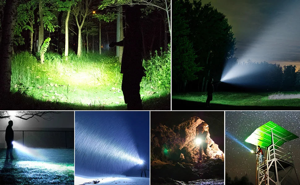 Goreit Flashlight P70. - 990000 Lumens, Rechargeable