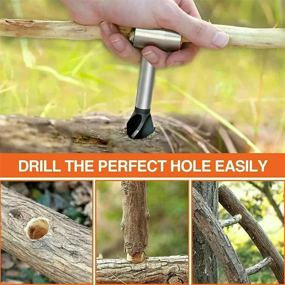 Bushcraft Survival Hand Drill/Auger