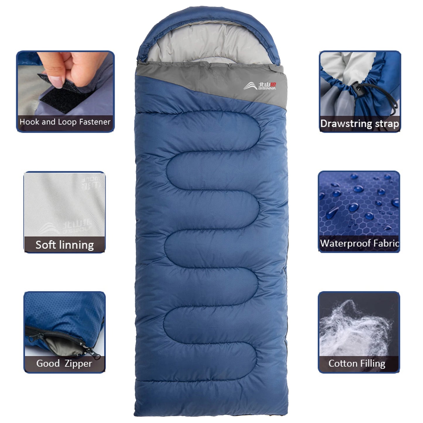 BISINNA Ultralight Camping Sleeping Bag