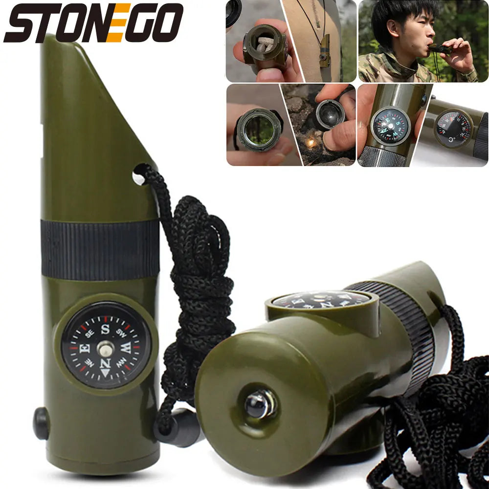 StoneGo 7 in 1 Jungle Survival Whistle