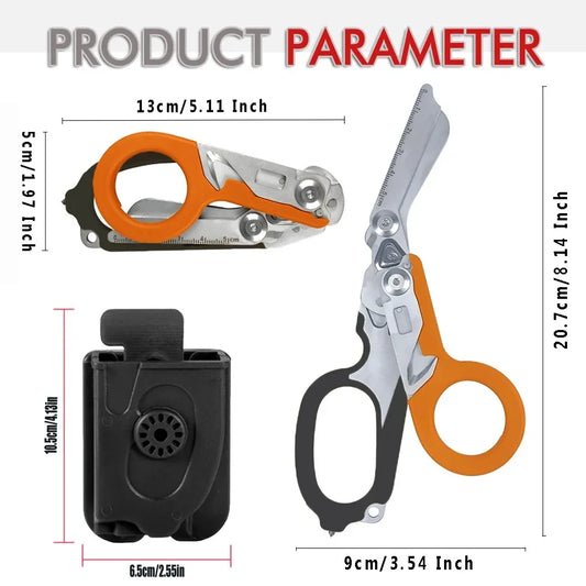 Tactical Rescue Sheers, First Aid and Survival Tool