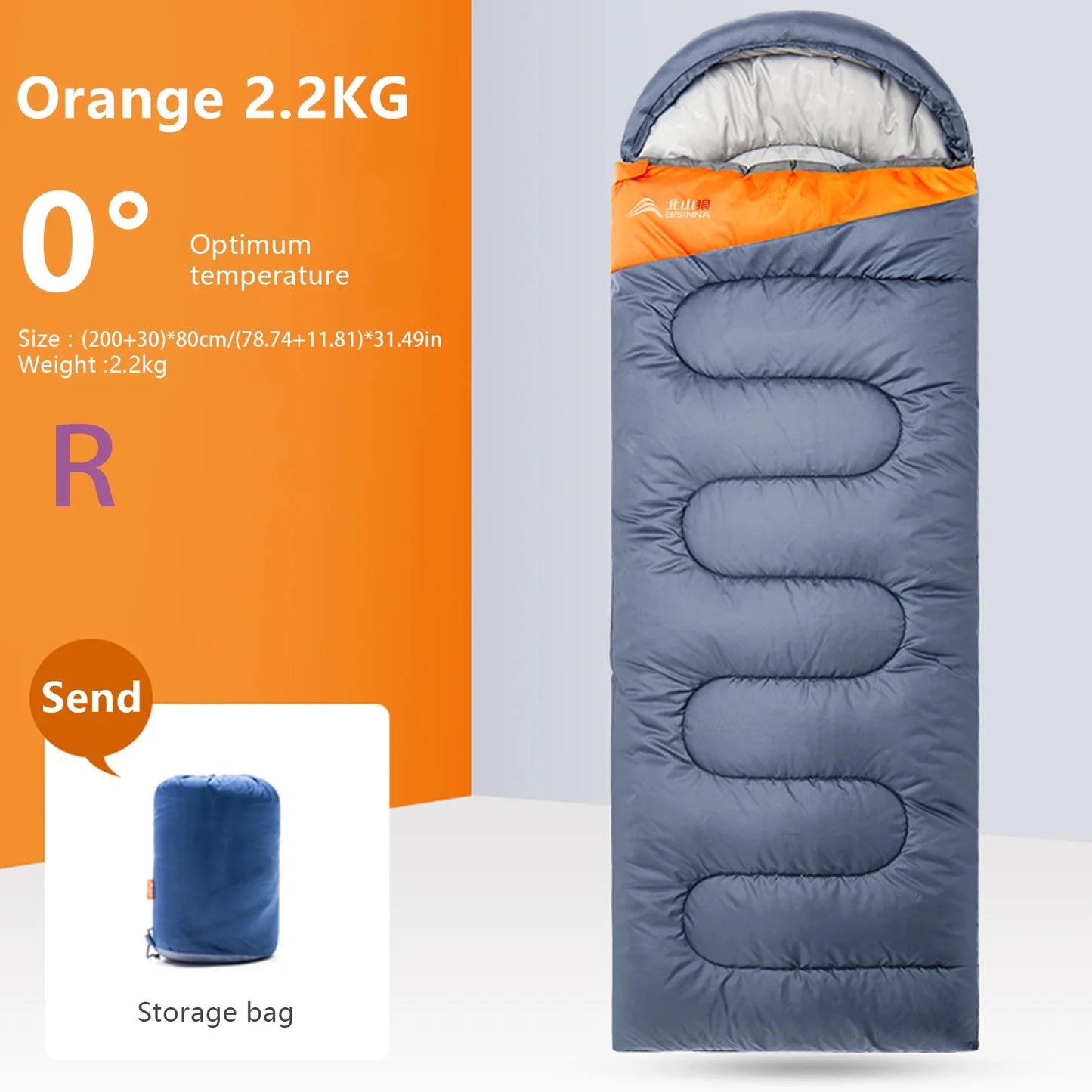 BISINNA Ultralight Camping Sleeping Bag