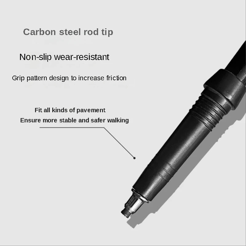 Alpenstocks Aluminum Outdoor Hiking Anti Shock Trekking Pole (1 Pole)