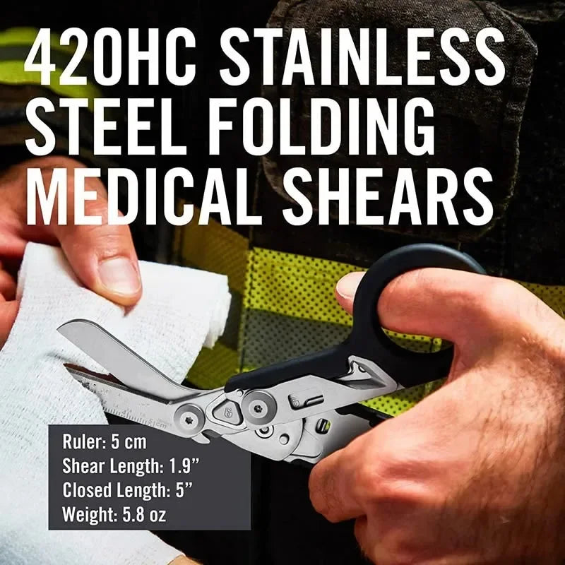 Tactical Rescue Sheers, First Aid and Survival Tool