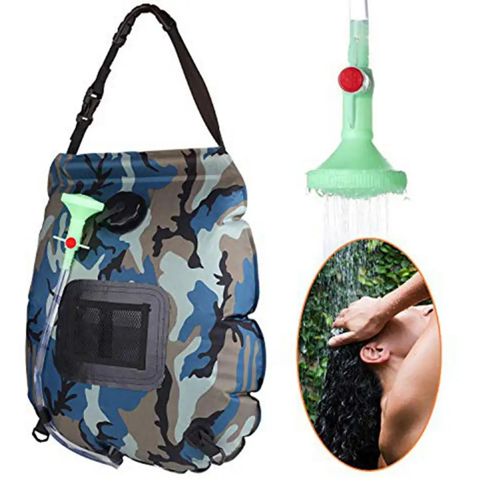 Portable Solar Camping Shower Bag, 20L