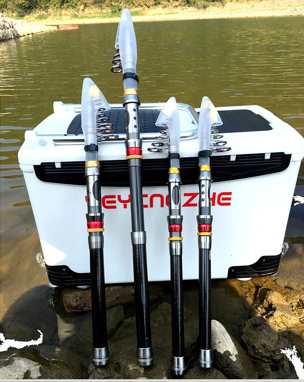 Pesca Carbon Fiber Fishing Rod And Reel Combo (1.8-3.6m)