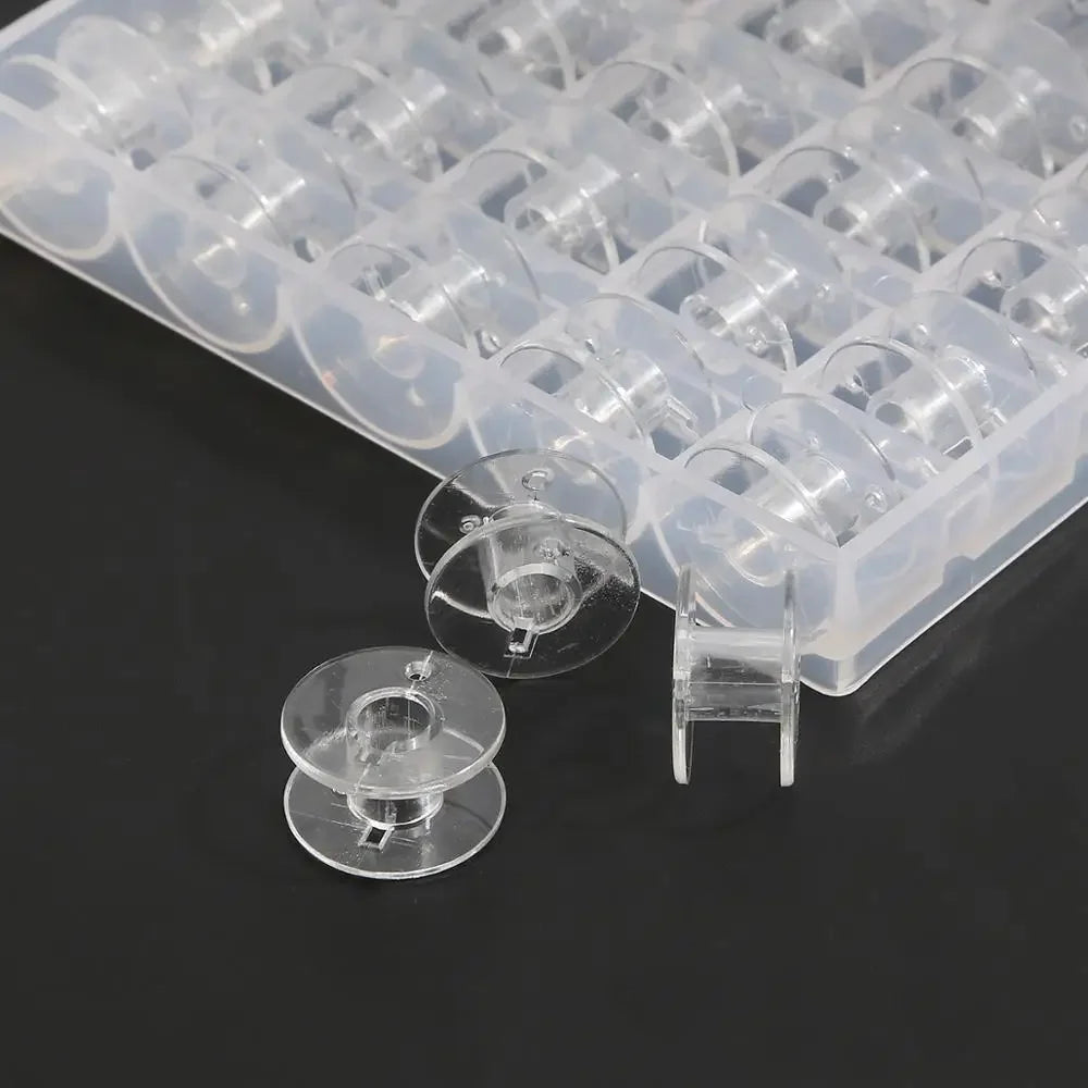 Transparent Sewing Machine Spools - 10-50 ct