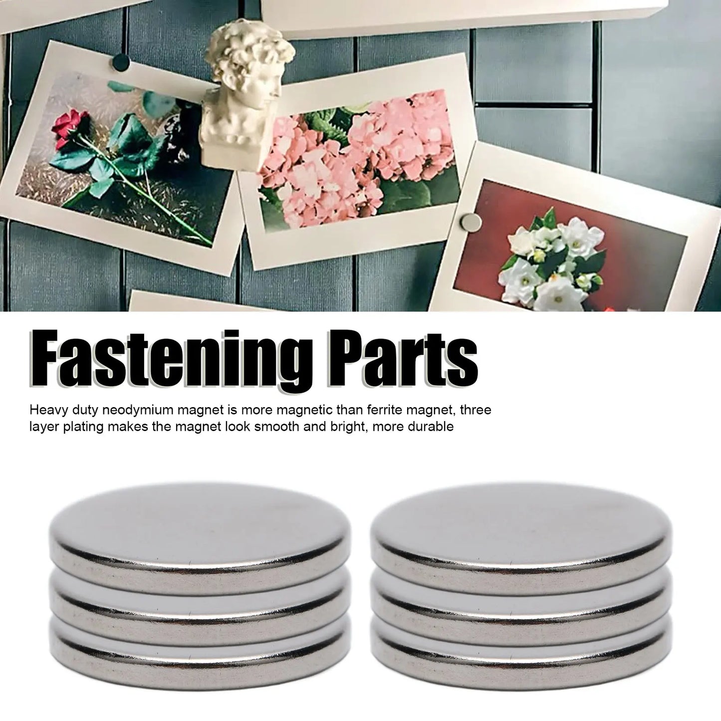 Powerful Neodymium Magnets, Super Strong (10Pcs)