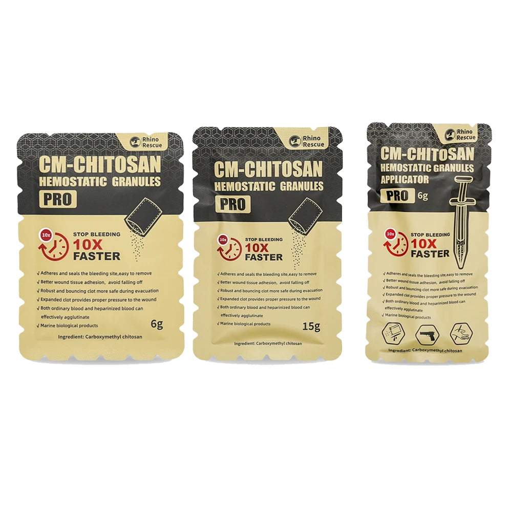 RHINO RESCUE Chitosan Hemostatic Powder (Quick Clot bleeding control)