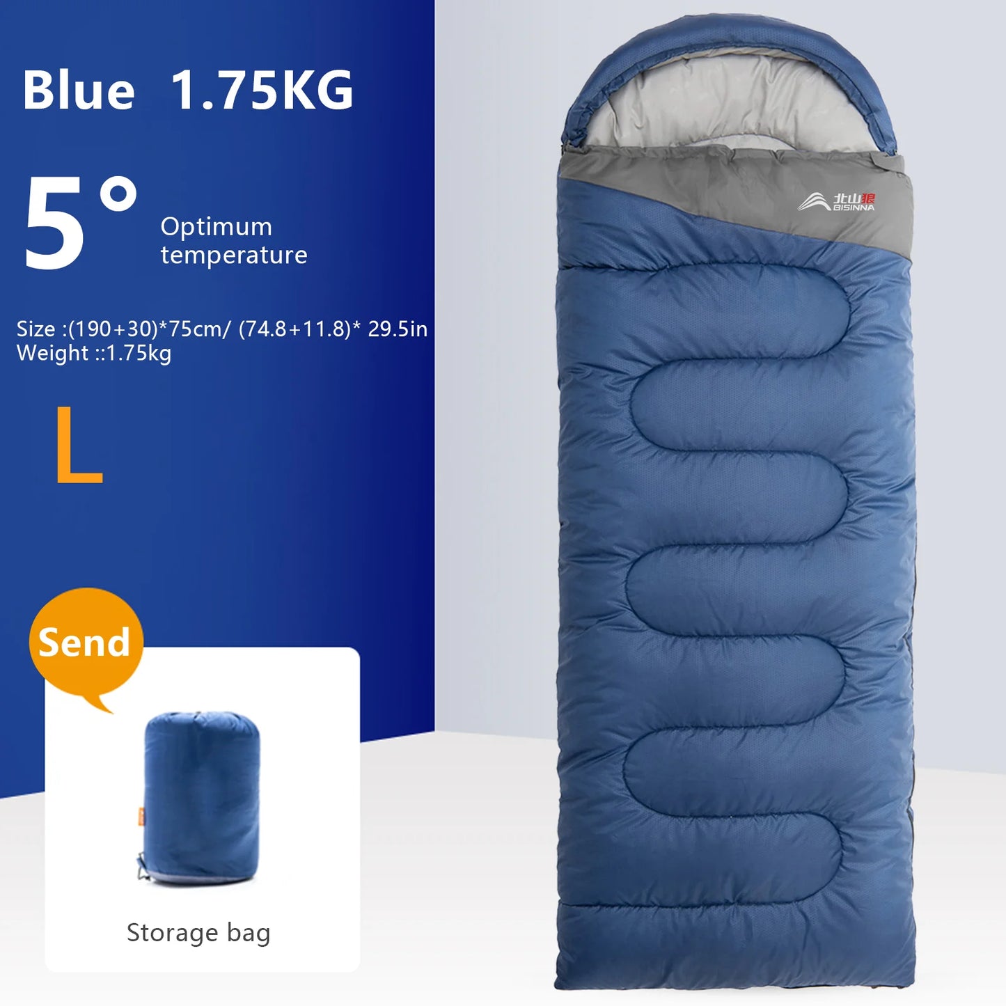 BISINNA Ultralight Camping Sleeping Bag