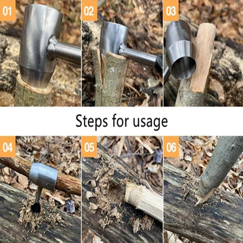 Bushcraft Survival Hand Drill/Auger