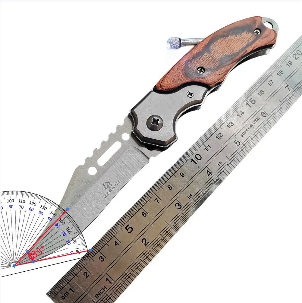 DB Folding Blade Knife for Self Defense and Survival