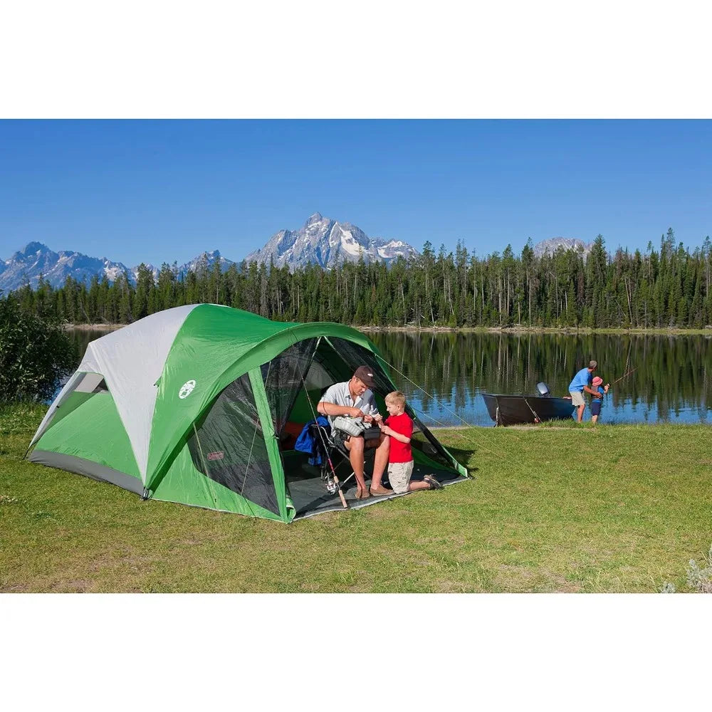 DUTRIEUX Screened Camping Tent, 6 Person Weatherproof Tent