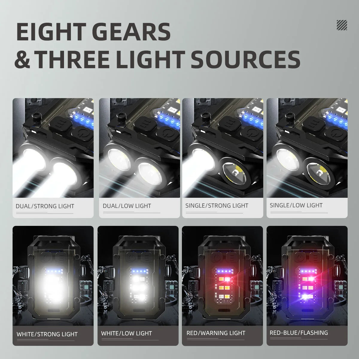 WARSUN SQ10 Mini LED Flashlight