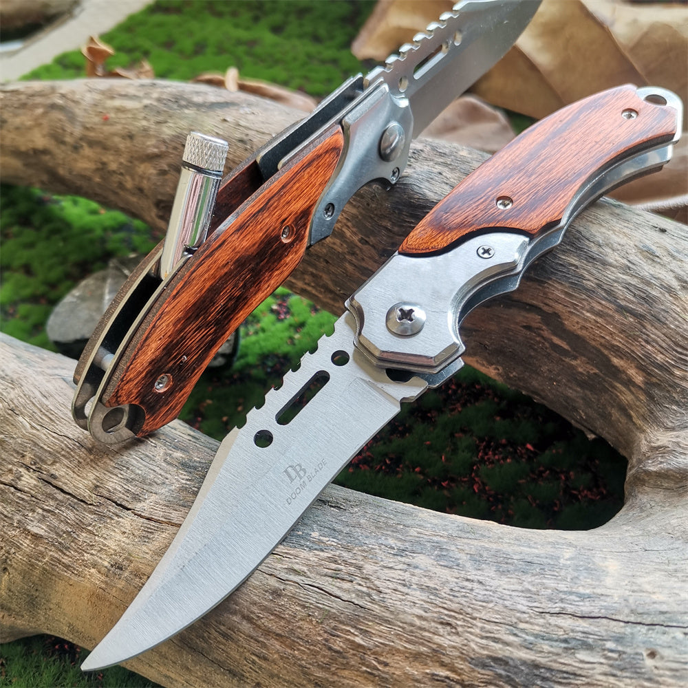 DB Folding Blade Knife for Self Defense and Survival