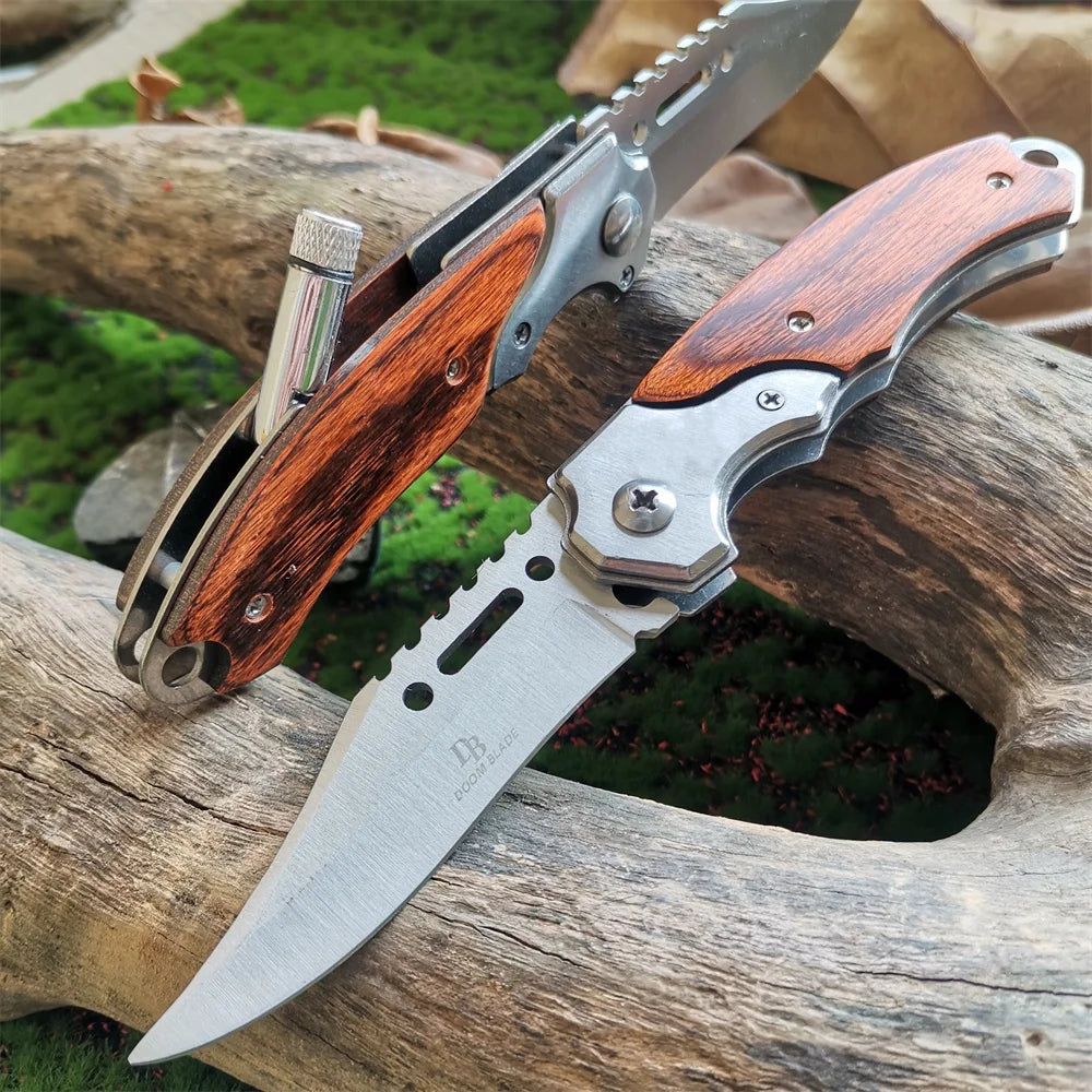 DB Folding Blade Knife for Self Defense and Survival