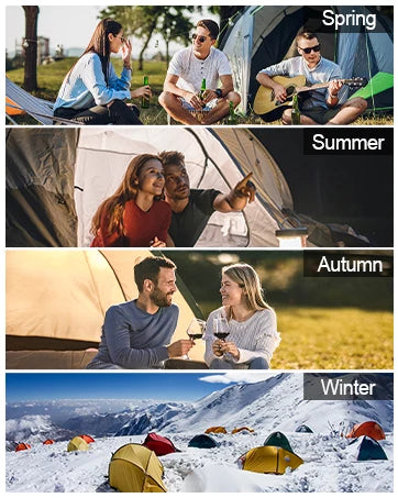 QEZER High Performance Sleeping Bag - Rated at 0°F (with Compression Sack)