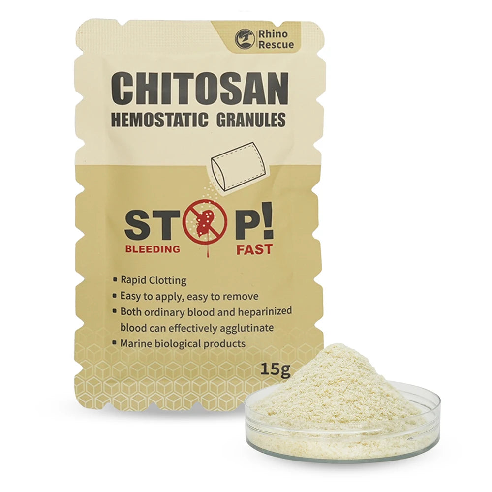 RHINO RESCUE Chitosan Hemostatic Powder (Quick Clot bleeding control)
