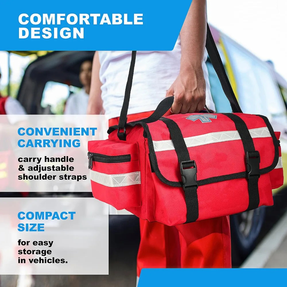 PrimeCare Fully Stocked Reflective Trauma Bag