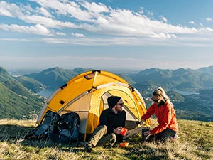 QEZER High Performance Sleeping Bag - Rated at 0°F (with Compression Sack)