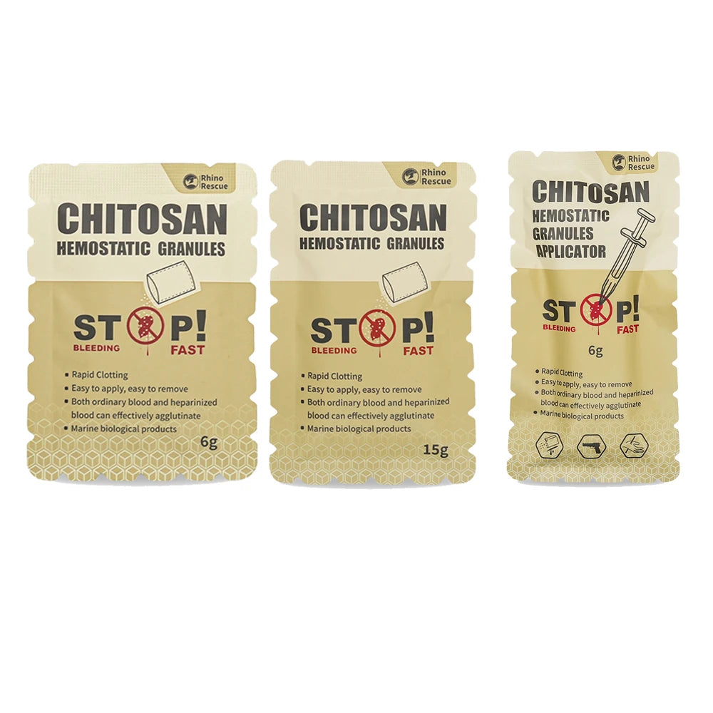 RHINO RESCUE Chitosan Hemostatic Powder (Quick Clot bleeding control)