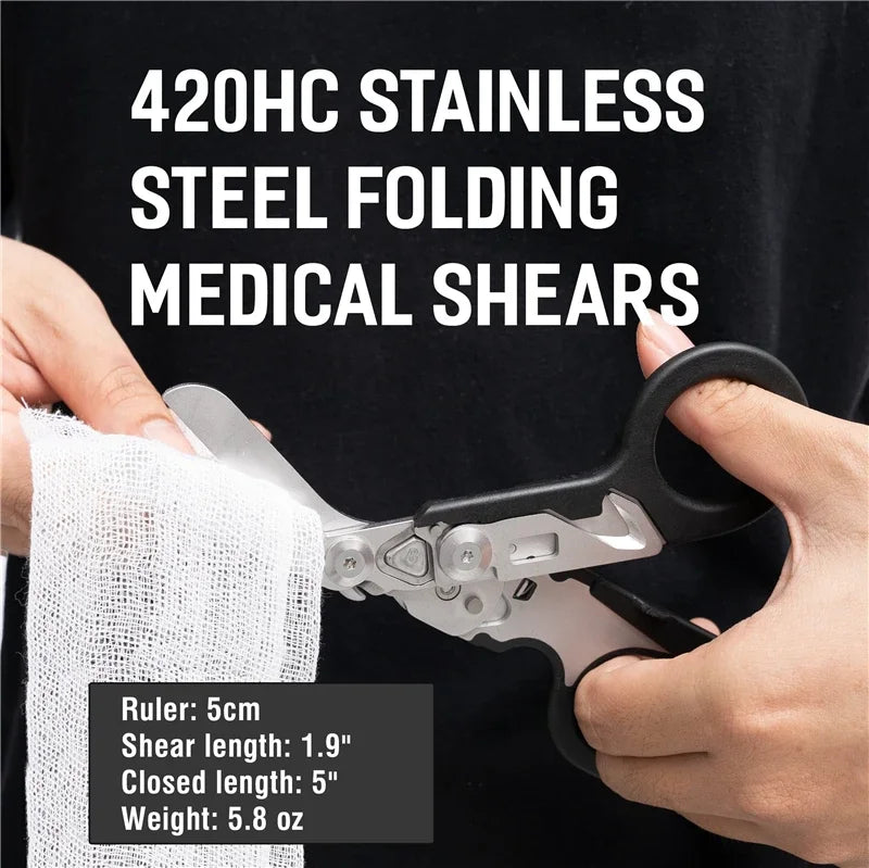 Tactical Rescue Sheers, First Aid and Survival Tool