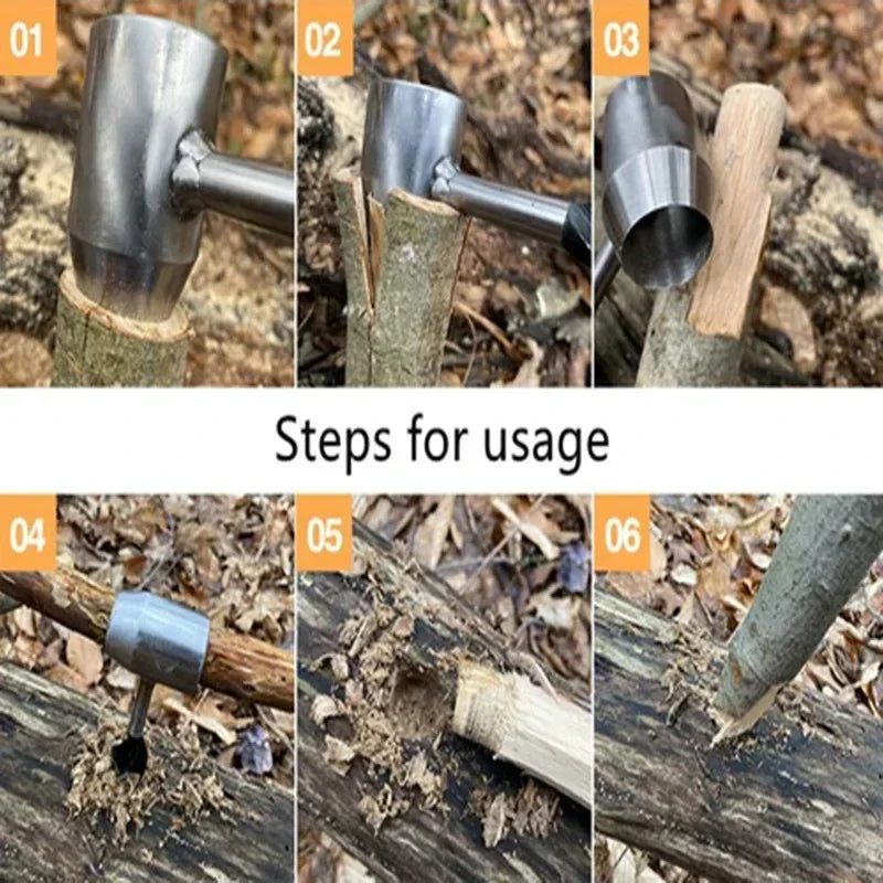 Bushcraft Survival Hand Drill/Auger