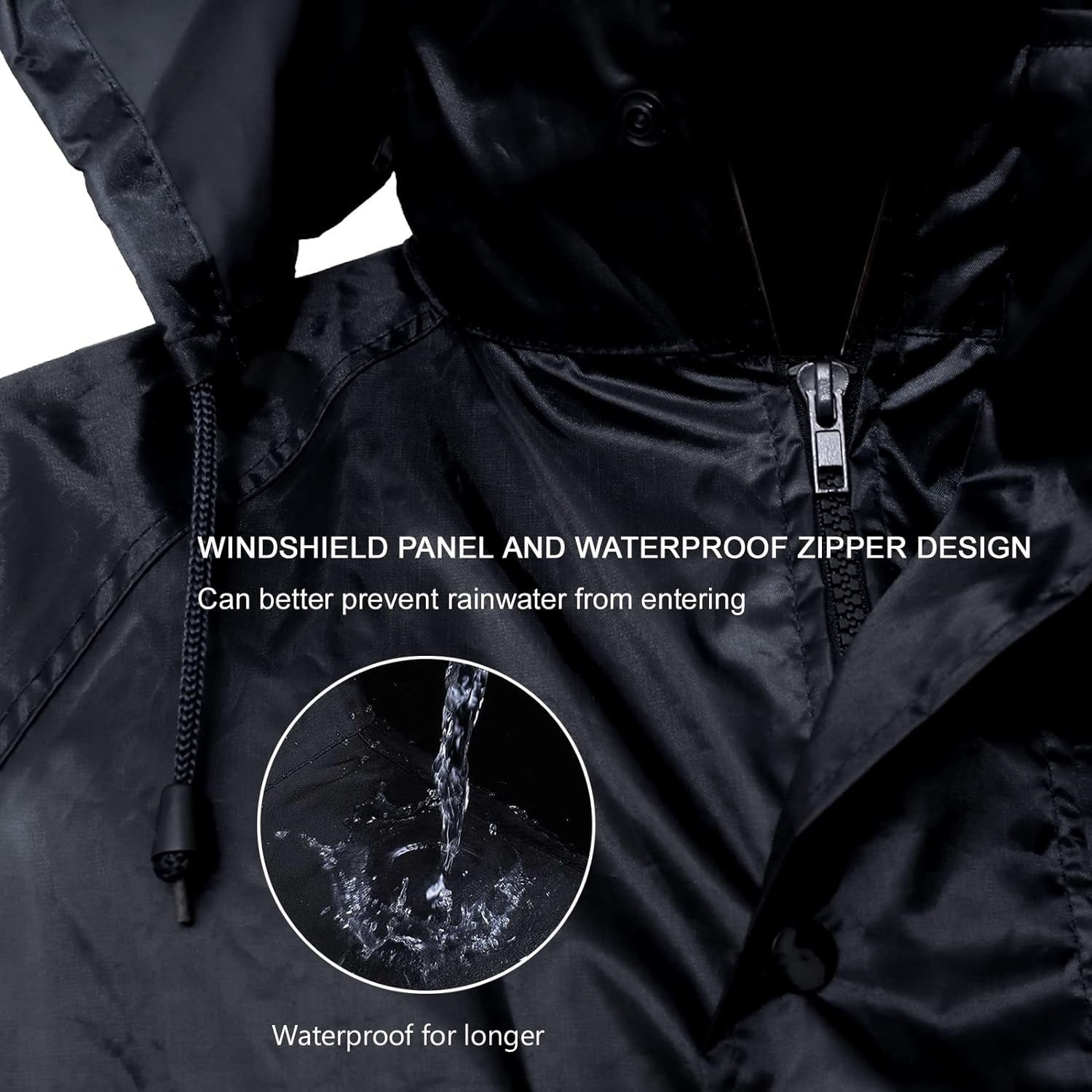 Waterproof Rain Suit for Men and Women - Lightweight Rainwear Jacket and Pants Set