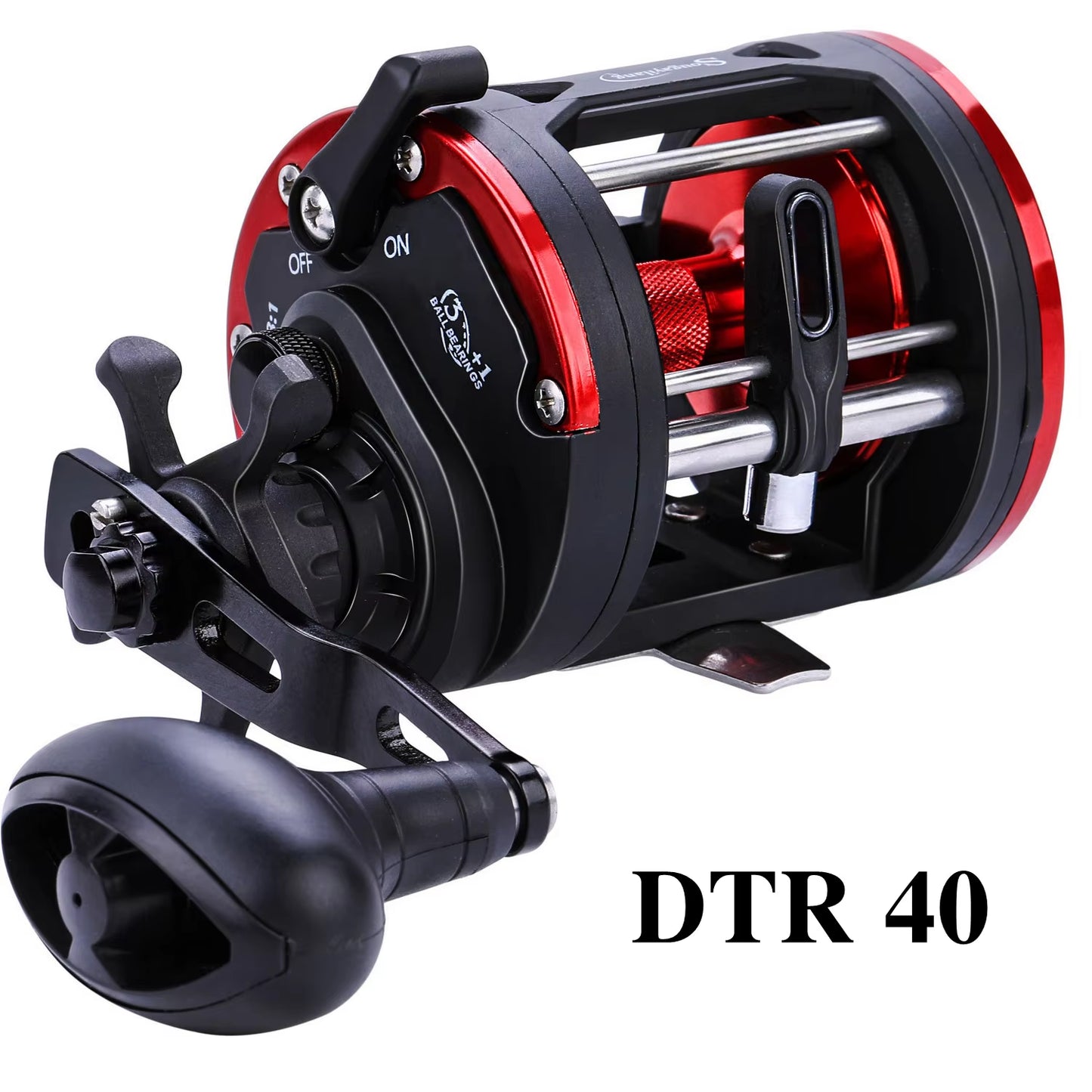 Sougayilang Baitcasting Trolling Fishing Reel - Versatile Left/Right Hand Design with High Line Capacity for Saltwater Fishing
