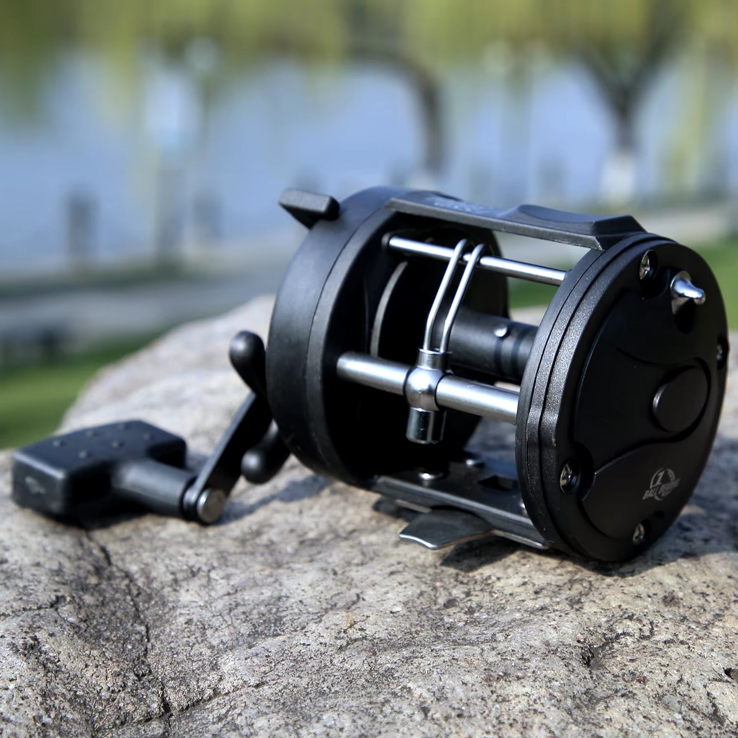 Sougayilang Baitcasting Trolling Fishing Reel - Versatile Left/Right Hand Design with High Line Capacity for Saltwater Fishing
