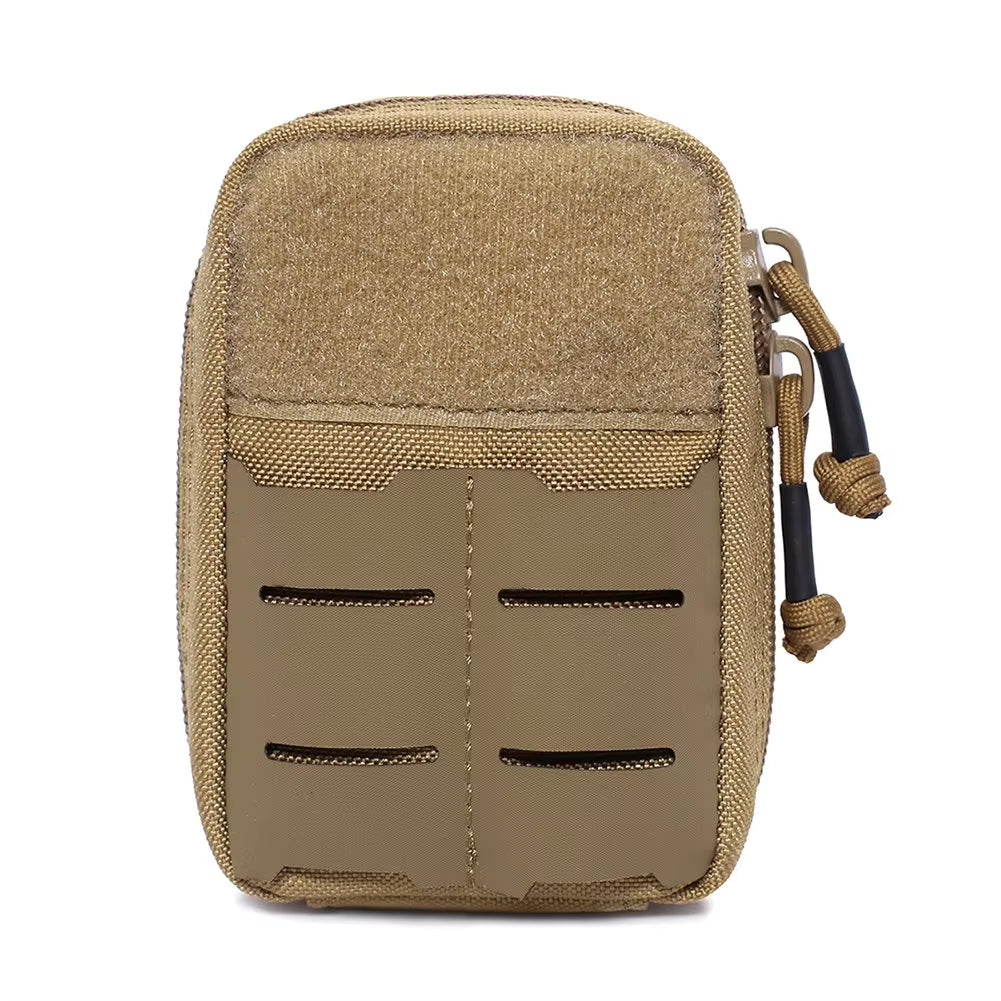600D Tactical Molle Pouch - Outdoor Hunting, Hiking, and First Aid Waist Bag for Men - Ideal for Camping, Traveling, and Carrying Flashlights
