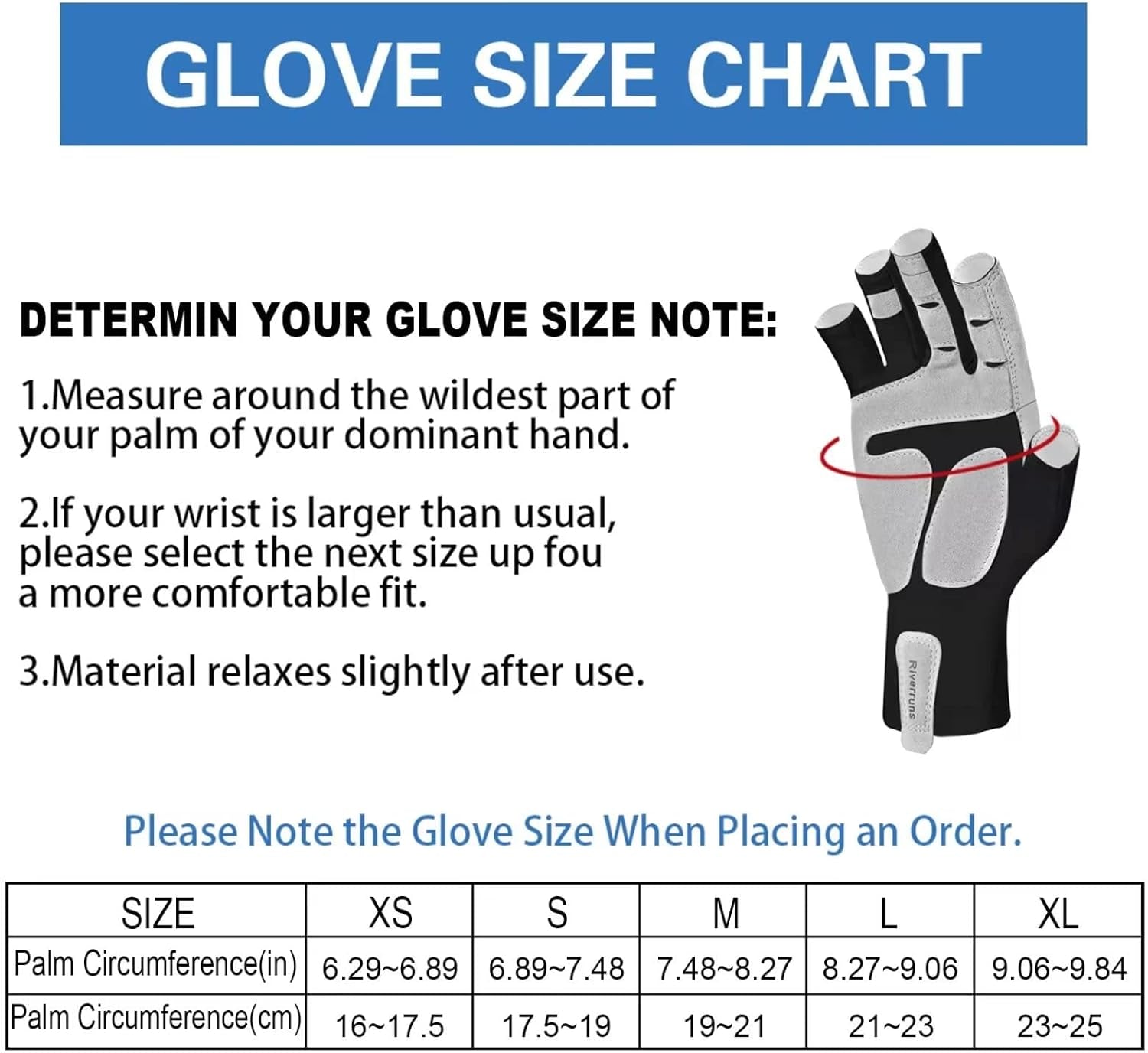 Riverruns UPF 50+ Fingerless Fishing Gloves for UV Protection in Outdoor Activities such as Fishing, Boating, Kayaking, Hiking, Running, Cycling, and Driving for Men and Women