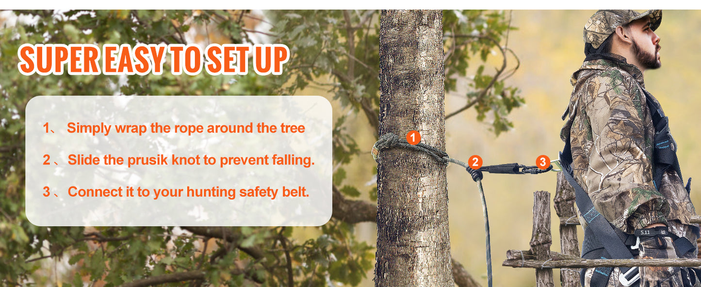VEVOR Tree stand Safety Rope