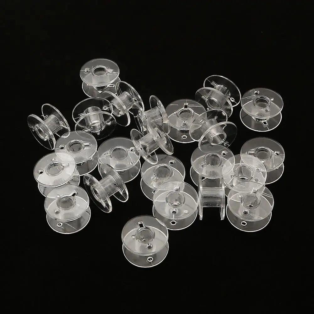Transparent Sewing Machine Spools - 10-50 ct