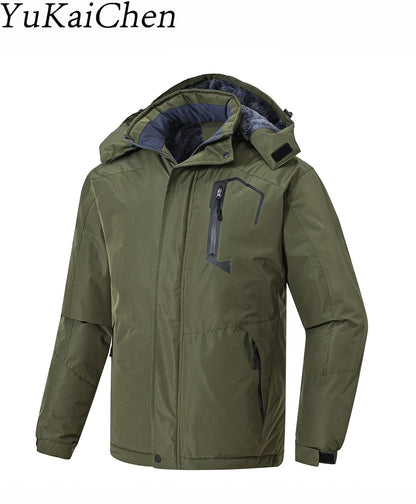 Yukaichen Men's Winter Windproof Ski and Snowboard Jacket