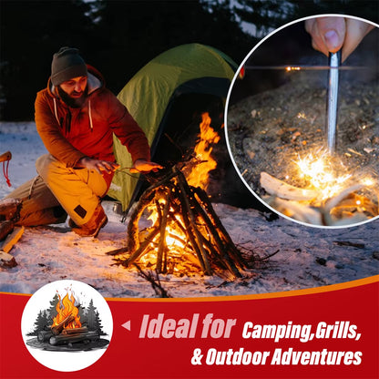 72-Piece Natural Charcoal Fire Starters for Quick Ignition - Ideal for Campfires, Pizza Ovens, BBQ Grills, and Smokers